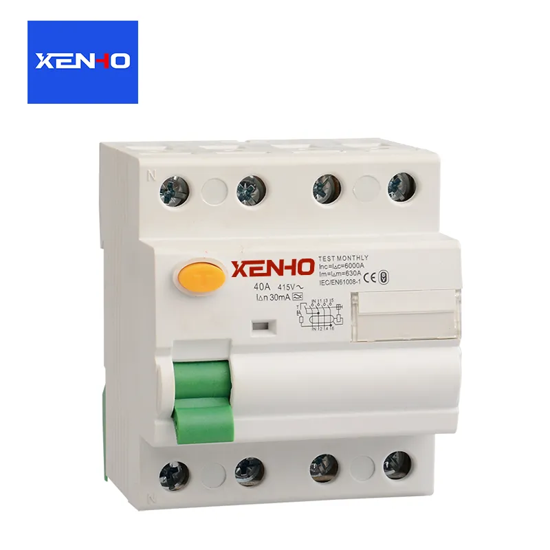 AC mota 4P Hondar-korronte etengailu RCCB